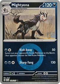 Mightyena - 129/217 (Energy Symbol Pattern) - ME: Ascended Heroes - Pokemon card