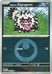Galarian Zigzagoon (Energy Symbol Pattern) - ME: Ascended Heroes - Pokemon card
