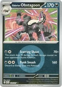 Galarian Obstagoon - 132/217 (Energy Symbol Pattern) - ME: Ascended Heroes - Pokemon card