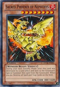 Sacred Phoenix of Nephthys - Structure Deck: Onslaught of the Fire Kings - YuGiOh card