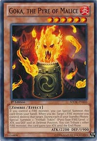 Goka, the Pyre of Malice - Structure Deck: Onslaught of the Fire Kings - YuGiOh card