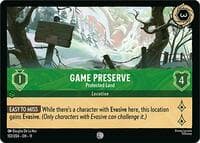 Game Preserve - Protected Land - Winterspell - Disney Lorcana card