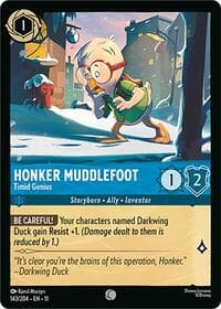 Honker Muddlefoot - Timid Genius - Winterspell - Disney Lorcana card