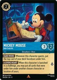 Mickey Mouse - Bob Cratchit - Winterspell - Disney Lorcana card