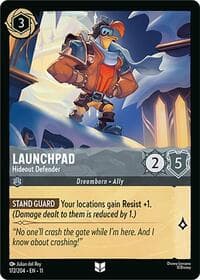 Launchpad - Hideout Defender - Winterspell - Disney Lorcana card
