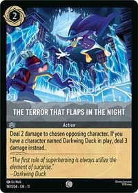 The Terror That Flaps in the Night - Winterspell - Disney Lorcana card