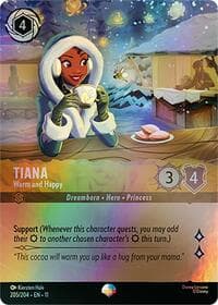 Tiana - Warm and Happy (Epic) - Winterspell - Disney Lorcana card