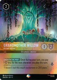Grandmother Willow - Ancient Advisor (Epic) - Winterspell - Disney Lorcana card