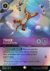 Tigger - Bouncing All the Way (Epic) - Winterspell - Disney Lorcana card