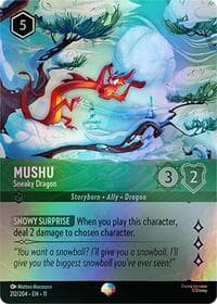 Mushu - Sneaky Dragon (Epic) - Winterspell - Disney Lorcana card