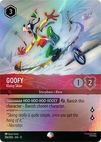 Goofy - Klutzy Skier (Epic) - Winterspell - Disney Lorcana card
