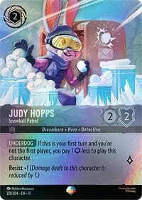 Judy Hopps - Snowball Patrol (Epic) - Winterspell - Disney Lorcana card