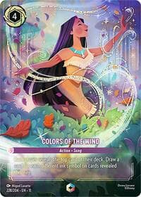 Colors of the Wind (Enchanted) - Winterspell - Disney Lorcana card