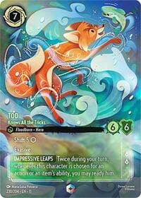 Tod - Knows All the Tricks (Enchanted) - Winterspell - Disney Lorcana card
