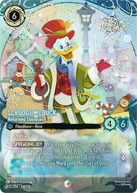 Scrooge McDuck - Reformed Ebenezer (Enchanted) - Winterspell - Disney Lorcana card