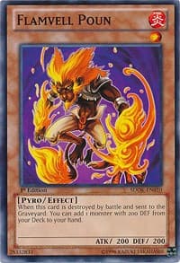 Flamvell Poun - Structure Deck: Onslaught of the Fire Kings - YuGiOh card