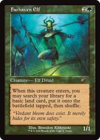 Farhaven Elf (Retro Frame) - WPN & Gateway Promos - Magic: The Gathering card