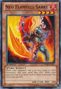 Neo Flamvell Sabre - Structure Deck: Onslaught of the Fire Kings - YuGiOh card