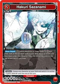 Hakuri Sazanami (046) - UE16BT: KAGURABACHI - Union Arena card