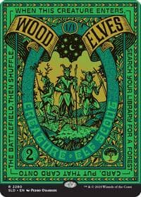 Wood Elves (2280) - Secret Lair Drop Series - Magic: The Gathering card