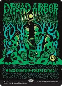 Dryad Arbor - Secret Lair Drop Series - Magic: The Gathering card