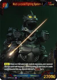 Multi-purpose Fighting System-3 (EBP03-010+) - Booster Set 3: Resonance of Rivals - Godzilla Card Game card