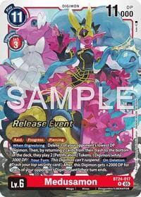 Medusamon - Time Stranger Release Event Cards - Digimon Card Game card