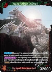 Thousand-Year Dragon King Ghidorah (EBP03-028+) - Booster Set 3: Resonance of Rivals - Godzilla Card Game card
