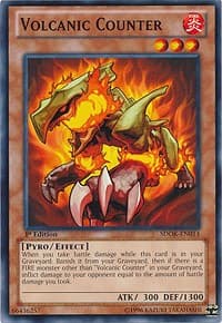 Volcanic Counter - Structure Deck: Onslaught of the Fire Kings - YuGiOh card