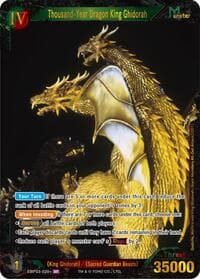 Thousand-Year Dragon King Ghidorah (EBP03-029+) - Booster Set 3: Resonance of Rivals - Godzilla Card Game card