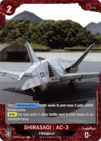 SHIRASAGI : AC-3 (EBP03-030+) - Booster Set 3: Resonance of Rivals - Godzilla Card Game card