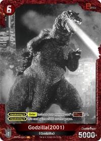 Godzilla (2001) (EBP03-037+) - Booster Set 3: Resonance of Rivals - Godzilla Card Game card