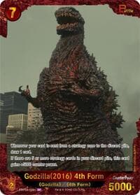 Godzilla (2016) 4th Form (EBP03-039+) - Booster Set 3: Resonance of Rivals - Godzilla Card Game card