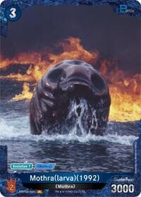 Mothra (larva) (1992) (EBP03-044+) - Booster Set 3: Resonance of Rivals - Godzilla Card Game card