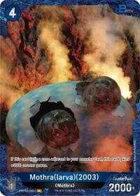 Mothra (larva) (2003) (EBP03-045+) - Booster Set 3: Resonance of Rivals - Godzilla Card Game card