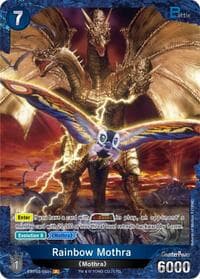 Rainbow Mothra (EBP03-050+) - Booster Set 3: Resonance of Rivals - Godzilla Card Game card