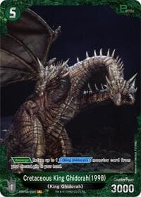 Cretaceous King Ghidorah (1998) (EBP03-059+) - Booster Set 3: Resonance of Rivals - Godzilla Card Game card