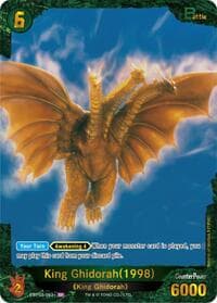 King Ghidorah (1998) (EBP03-063+) - Booster Set 3: Resonance of Rivals - Godzilla Card Game card