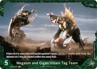 Megalon and Gigan:Villain Tag Team (EBP03-078+) - Booster Set 3: Resonance of Rivals - Godzilla Card Game card
