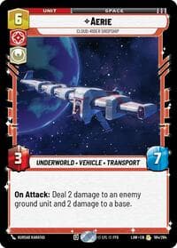 Aerie - Cloud-Rider Dropship - A Lawless Time - Star Wars: Unlimited card
