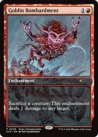 Goblin Bombardment - Game Day & Store Championship Promos - Magic: The Gathering card