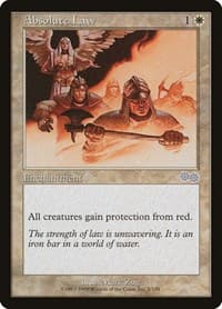 Absolute Law - Urza's Saga - Magic: The Gathering card