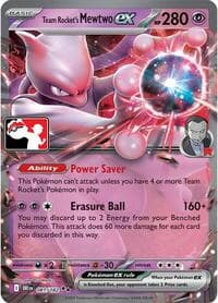 Team Rocket's Mewtwo ex - Prize Pack Series Cards - Pokemon card