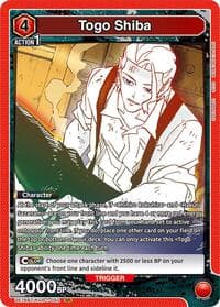 Togo Shiba (050) - UE16BT: KAGURABACHI - Union Arena card