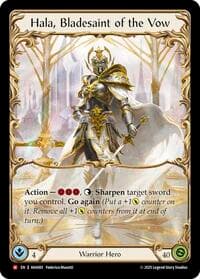 Hala, Bladesaint of the Vow - Armory Deck Origins: Hala - Flesh and Blood TCG card