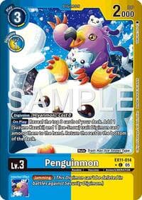 Penguinmon (Limited Foil) - Dawn of Liberator - Digimon Card Game card