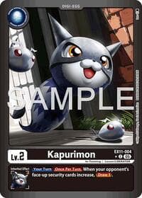 Kapurimon (Limited Foil) - Dawn of Liberator - Digimon Card Game card