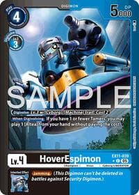 HoverEspimon (Limited Foil) - Dawn of Liberator - Digimon Card Game card