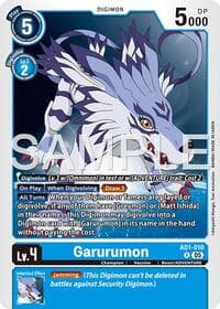 Garurumon - Advanced Booster Digimon Generation - Digimon Card Game card
