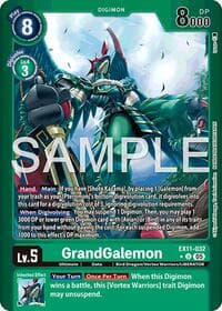 GrandGalemon (Limited Foil) - Dawn of Liberator - Digimon Card Game card